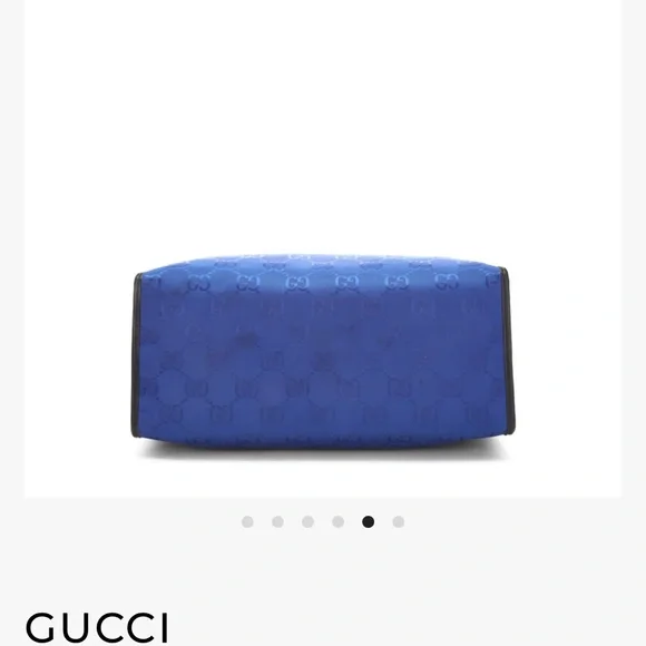 Gucci “Off the Grid” Royal Blue and Black Large Tote Authentication Included - Picture 4 of 5